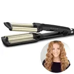 Kemei KM-2022 Hair Curling Ceramic 3 Barrel Clamp Curler Random Color – Thumbnail 2
