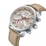 NaviForce NF9211L Chronograph Leather Strap Luminous Men's Watch – Dial Color: Brown, Strap Color:  Brown  – Thumbnail 2