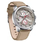 NaviForce NF9211L Chronograph Leather Strap Luminous Men's Watch – Dial Color: Brown, Strap Color:  Brown  – Thumbnail 3
