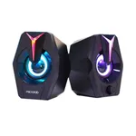 Microlab B26 LED 2.0 Wired Black Gaming Speaker 6W RMS – Thumbnail 2