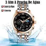 Nibosi 2515 Stainless Steel & Stylish Men's Watch – Dial Color: Brown, Strap Color:  Brown  – Thumbnail 3