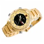 NAVIFORCE NF9093 Luxurious Stainless Steel Dual Time Men's Watch – Dial Color: Gold, Strap Color: Gold  – Thumbnail 4