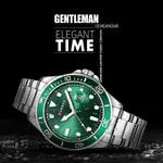 Curren 8388 High Quality Stainless Steel Belt Calendar Men's Watch – Dial Color: Green, Strap Color: Silver – Thumbnail 6