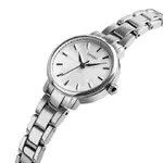 SKMEI 1410 Elegant Quartz Stainless Steel Women's Watch – Dial Color: White, Strap Color: Silver – Thumbnail 2