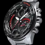 Casio ECB-900DB-1ADR Edifice Bluetooth Stainless Steel Tough Solar Men’s Watch – Dial Color: Red, Strap Color: Silver – Thumbnail 3