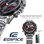Casio ECB-900DB-1ADR Edifice Bluetooth Stainless Steel Tough Solar Men’s Watch – Dial Color: Red, Strap Color: Silver – Thumbnail 5