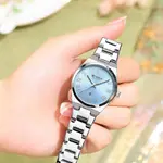 Curren 9095 Dial Quartz Elegant Stainless Steel Waterproof Women Watch – Dial Color: Sky Blue, Strap Color: Silver – Thumbnail 4