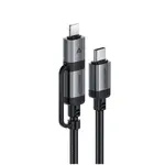 ACEFAST C20-01 2-in-1 USB-C to Lightning & USB-C 60W Fast Charging Cable – Thumbnail 3
