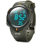 SKMEI 1068 Exclusive Digital Waterproof Sporty Men's Watch – Dial Color: Black, Strap Color: Orange – Thumbnail 2