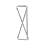 Aluminum Alloy Adjustable and Foldable Air-Ventilated Laptop Stand – Color: White – Thumbnail 4