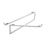 Aluminum Alloy Adjustable and Foldable Air-Ventilated Laptop Stand – Color: White – Thumbnail 3