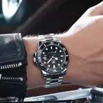 Olevs 5885 Ghost Stainless Steel Waterproof Luminous Quartz Men's Watch – Dial Color: Black, Strap Color: Black – Thumbnail 2