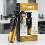Kemei KM-1730 Rechargeable Beard & Hair Clipper Trimmer – Color: Gold – Thumbnail 4
