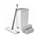 Almunium 360 Degree Rotation Squeeze dry Flat Mop – Thumbnail 1