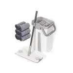 Almunium 360 Degree Rotation Squeeze dry Flat Mop – Thumbnail 2