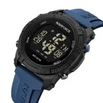 NAVIFORCE NF7104 Luminous Silicone Digital Acrylic Men's Watch  – Dial Color: Black, Strap Color: Blue – Thumbnail 3