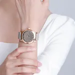 NAVIFORCE 5051 Fashion Women’s Watch 30m Waterproof Silicone Strap Casual Commuter Quartz Ladies Watch – Dial Color: Grey, Strap Color: Grey – Thumbnail 4