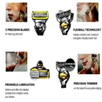 Gillette Fusion Proshield 2 Bevat Contient Shaving Razors – Thumbnail 3