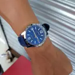 CASIO MTP-V004L-1BUDF Classic Leather Strap Stainless Steel Men's Analog Quartz Watch – Dial Color: Blue, Strap Color: Blue – Thumbnail 9