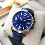 CASIO MTP-V004L-1BUDF Classic Leather Strap Stainless Steel Men's Analog Quartz Watch – Dial Color: Blue, Strap Color: Blue – Thumbnail 8