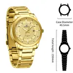 Naviforce NF8029 Luxury Stainless Steel Quartz Analog Men's Watch – Dial Color: Gold, Strap Color: Gold  – Thumbnail 3