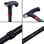 Smart LED Flash Light, Alarm & FM Radio with Walking Stick  – Thumbnail 2