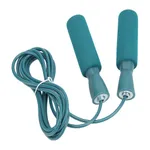 Steel Wire Jumping Rope Adjustable Skipping Rope – Color: Green – Thumbnail 2