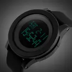SKMEI 1142 Digital Multifunctional PU Leather Sporty Men's Watch – Dial Color: Black, Strap Color: Black – Thumbnail 5