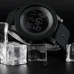 SKMEI 1142 Digital Multifunctional PU Leather Sporty Men's Watch – Dial Color: Black, Strap Color: Black – Thumbnail 7