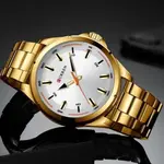 Curren 8320 Luxury Stainless Steel Casual Men's Watch – Dial Color: White, Strap Color: Gold – Thumbnail 3