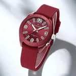 NAVIFORCE NF7103 Sports Waterproof Led Women's Watch  – Dial Color: Red, Strap Color: Red – Thumbnail 3
