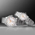 SKMEI 9272 Stainless Steel Buckle Strap Waterproof Quartz Unisex Watch – Dial Color: White, Strap Color: Silver – Thumbnail 3