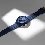 Naviforce NF7109 Fumed Silica Strap Dual Display Transparent LCD Fashion Women's Watch – Dial Color: Blue, Strap Color: Blue – Thumbnail 4