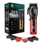 VGR V-656 Professional Hair Trimmer – Color: Red – Thumbnail 3