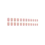 24Pcs Pink Fake Nails with Glue DIY Art Design Artificial False Nails – Thumbnail 2