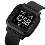 SKMEI 1894 Multifunction Waterproof Sport Digital LED Men's Watch – Dial Color: Black, Strap Color: Black – Thumbnail 2