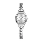 NAVIFORCE NF5035 Ladies High Quality Stainless Steel Waterproof Bracelet Elegant Barrel Shape Dress Watch – Dial Color: White, Strap Color: Silver – Thumbnail 1