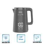 KONKA KEKLW-18M 1.8 Litter LED Display Electric Kettle – Capacity: 1.85 L, Color: Gray – Thumbnail 2