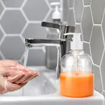 Refillable Empty Pump Plastic Bottle Hand Wash Pump Liquid Soap Dispenser 500ML – Thumbnail 3
