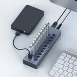 ORICO BT2U3-7AB 7-Port USB3.0 Hub with Individual Switches – Thumbnail 4