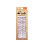 Everly H201 Trendy Designs Natural Artificial Fake Nails 24pcs – Thumbnail 1