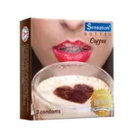Sensation Dotted Coffee Condom 3's Pack – Premium Quality – Thumbnail 1