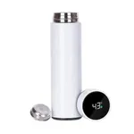 500ml Stainless Steel Water Bottle LED Temperature Display Flask – Capacity: 500 ml, Color: White – Thumbnail 1