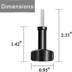 316 Stainless Steel Thumbscrew Fire Rock Stainless Steel Screw – Thumbnail 3