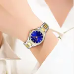 CURREN 9100 Women New Luxury Elegance Quartz Watch – Dial Color: Blue, Strap Color: Silver – Thumbnail 3
