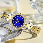 CURREN 9100 Women New Luxury Elegance Quartz Watch – Dial Color: Blue, Strap Color: Silver – Thumbnail 2