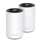 TP-Link Deco XE75 AXE5400 Tri-Band Wi-Fi 6E Mesh Router (2-pack) – Thumbnail 1