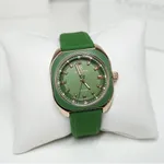 Naviforce 5061 Slim Analog Silicone Strap Casual Men's Watch – Dial Color: Green, Strap Color: Green  – Thumbnail 2