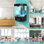 Automatic Touchless Infrared Motion Sensor Hand Sanitizer Liquid Soap Dispenser 700 ml – Color: Black – Thumbnail 4