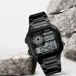 SKMEI 1335 Digital Multifunctional Stainless Steel Sporty Men's Watch – Dial Color: Black, Strap Color: Black – Thumbnail 4